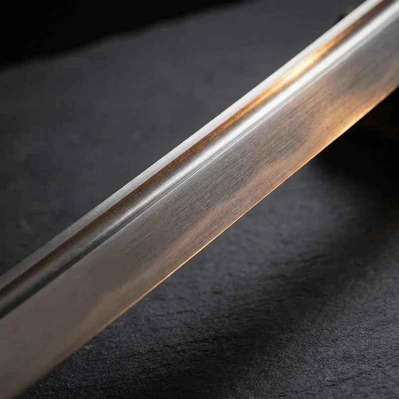 Dragon King — Sasuke Kusanagi Naruto Sword 1060 Steel Black Tsuka Wrap - 2