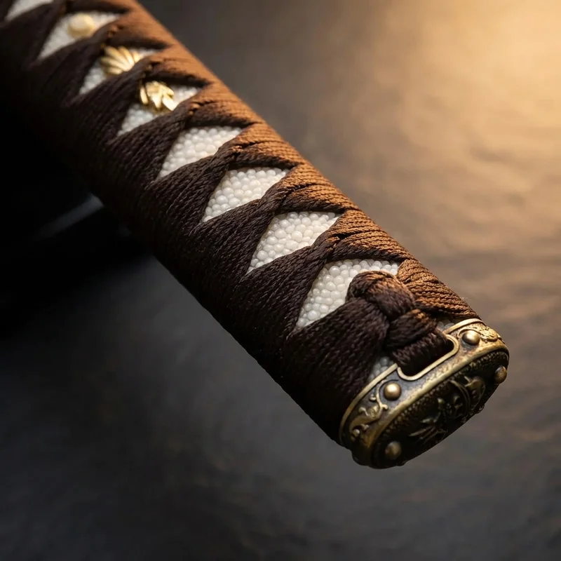 Musashi — Zoro Wado Ichimonji One Piece Katana 1045 Steel White Saya - 3