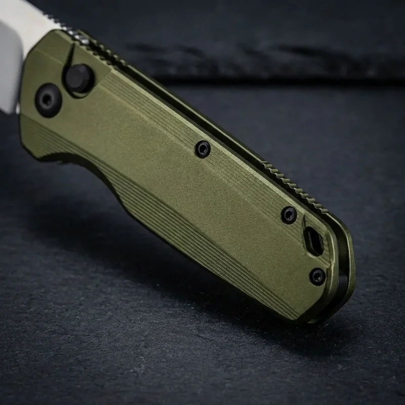 Kershaw Launch 7 — CPM154 Automatic Knife Olive Aluminum Handle - 3