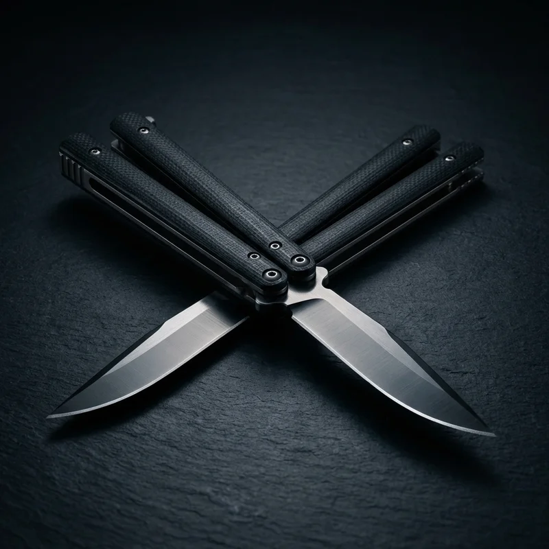 Benchmade 51 — Morpho Butterfly Knife G10 Handle - 1