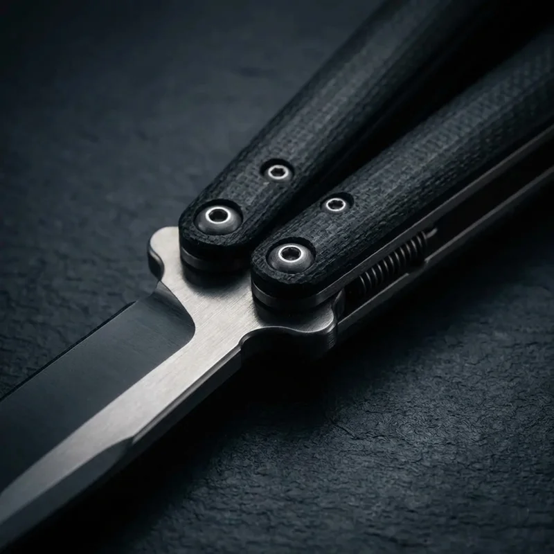 Benchmade 51 — Morpho Butterfly Knife G10 Handle - 4