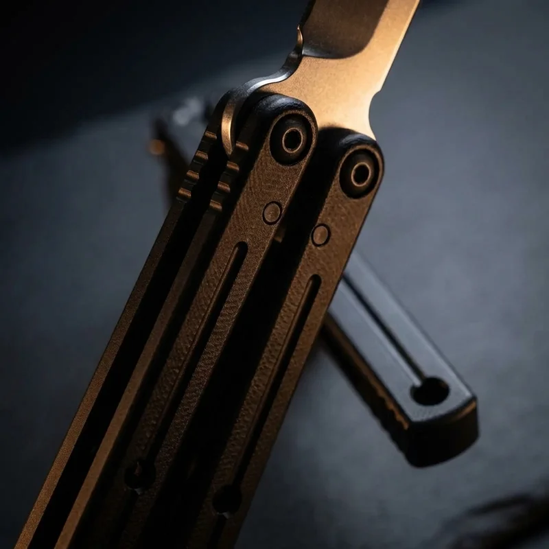 Squid Industries Krake Raken V3 — Inked Balisong Trainer - 3
