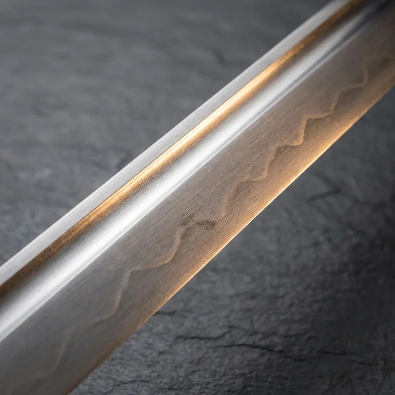 Ronin Dojo — Clay Tempered Battle Ready Katana 1060 Steel Silk Ito Wrap - 2