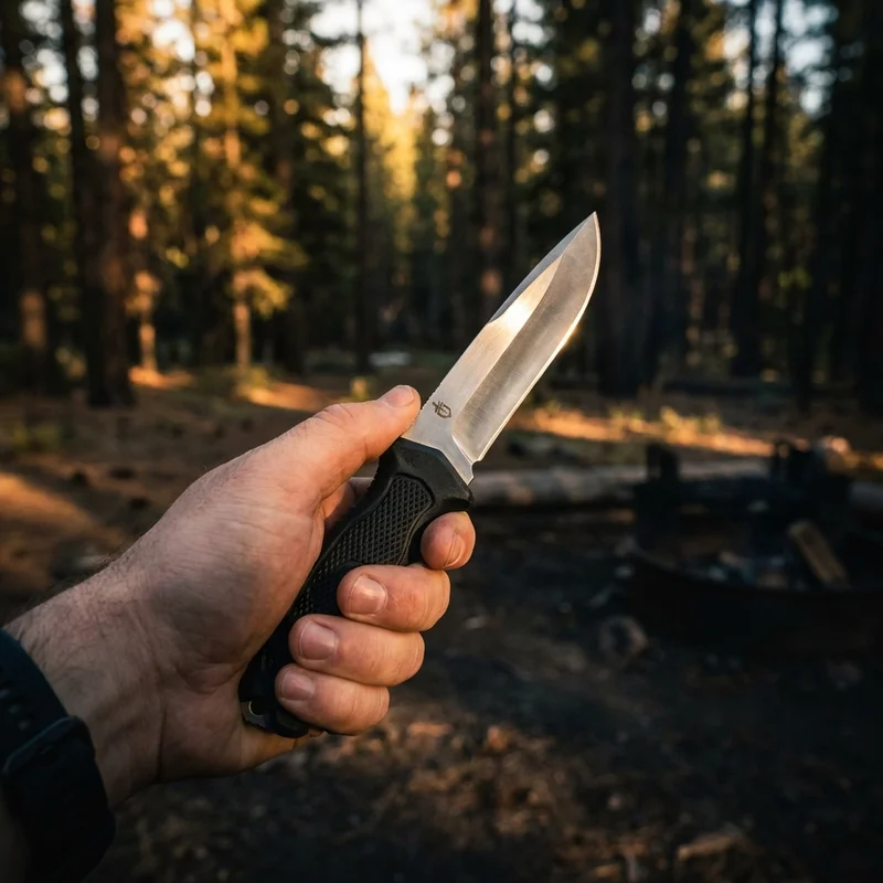 Gerber StrongArm — Fixed Blade Combat Knife 420HC Steel Rubberized Diamond Handle - 5