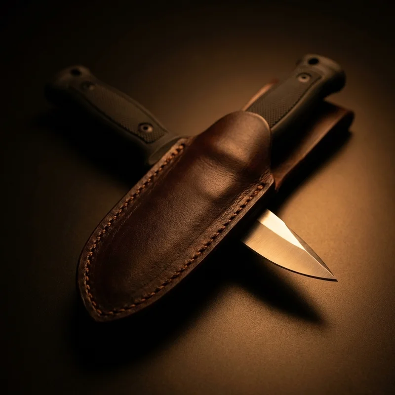 SOG SEAL Pup Elite — AUS-8 Stainless Combat Knife GRN Nylon Handle - 4