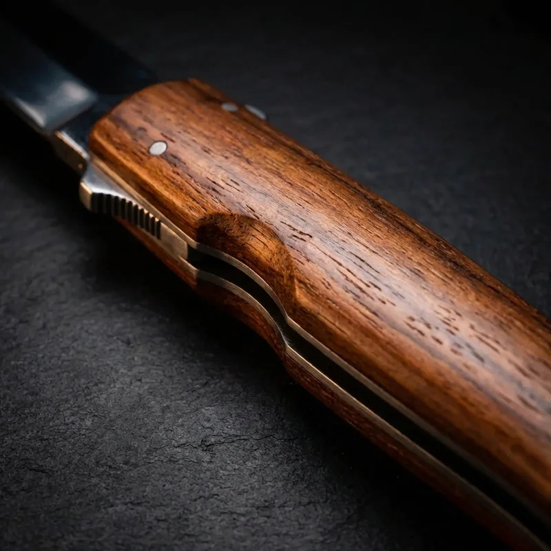 Cold Steel — Italian Stiletto Dagger 4116 Stainless Steel Rosewood Handle - 3