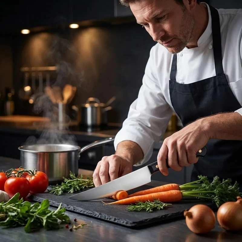 Déglon Dumas — Sole Fish Knife Stainless Steel 17cm Riveted POM Handle - 5