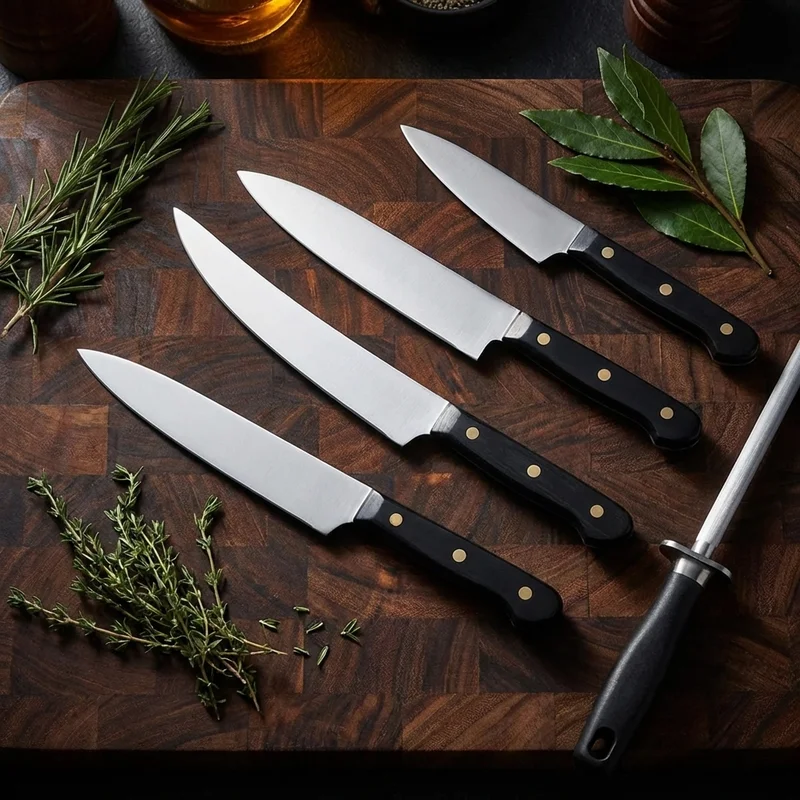 Déglon Dumas — Sole Fish Knife Stainless Steel 17cm Riveted POM Handle - 6