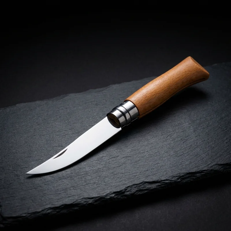 Opinel N°12 — Slim Fish Fillet Knife Sandvik Steel Beech Handle - 1