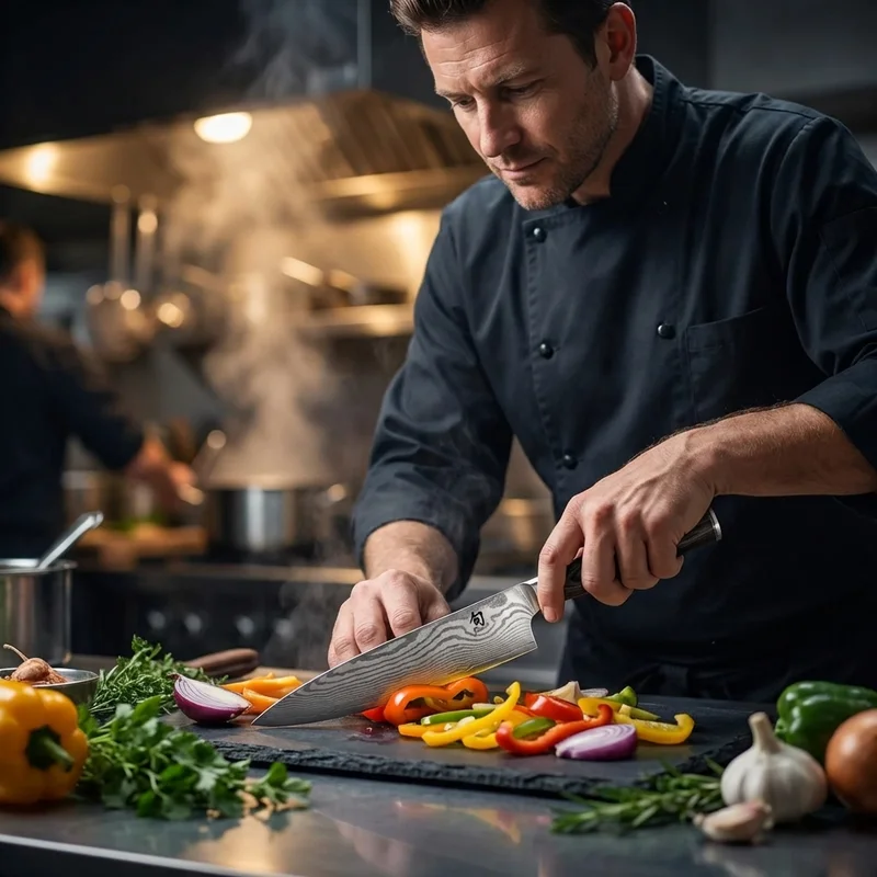 Kai Shun Classic — Damascus Fish Knife 18cm VG-MAX Pakkawood D-Handle - 5