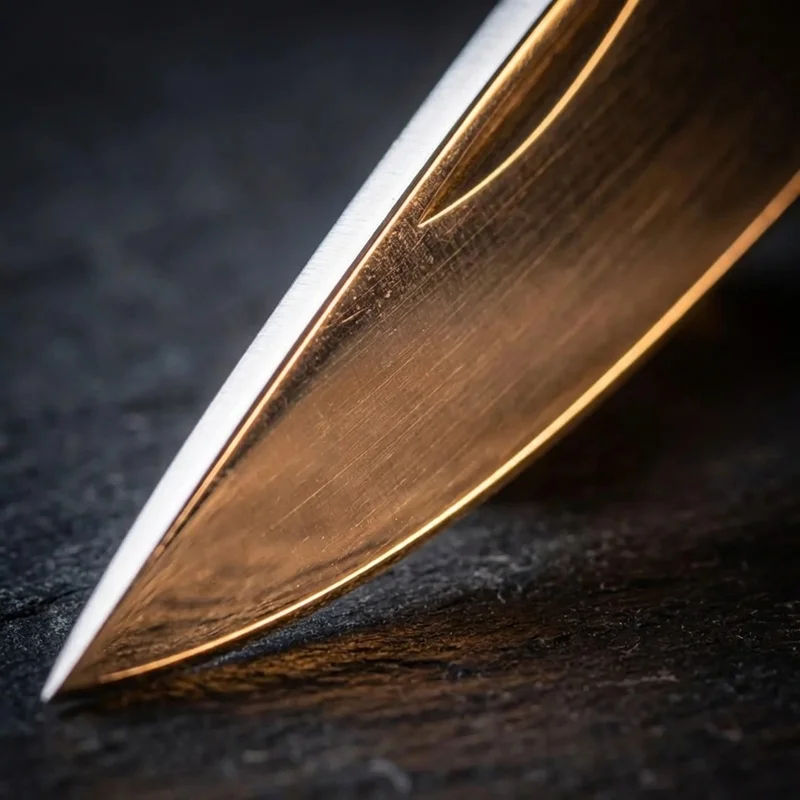 Laguiole en Aubrac — Folding French Knife Sandvik Steel Olive Wood Handle - 2