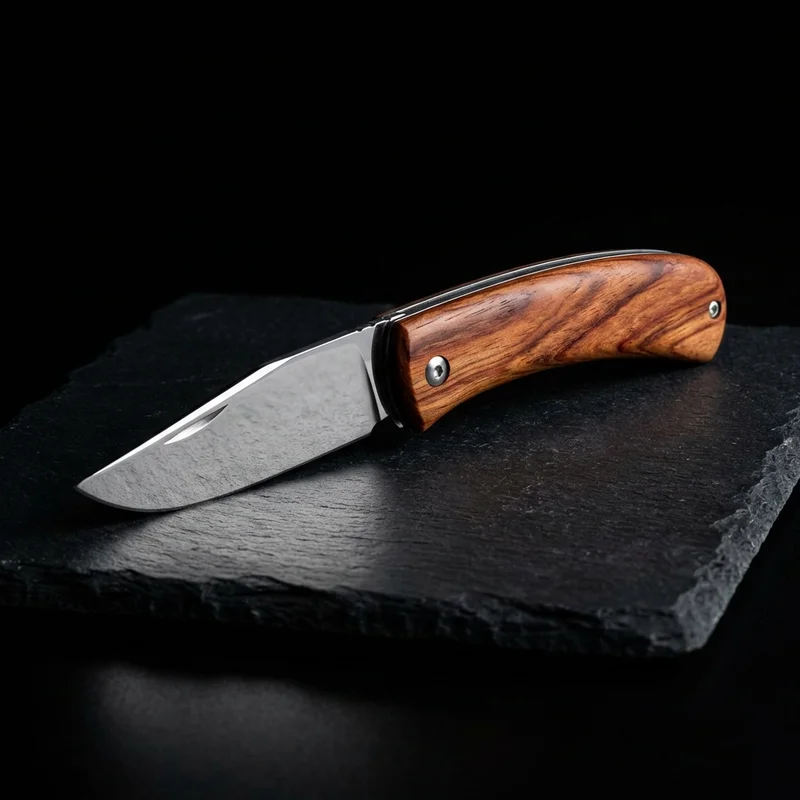 Thiers-Issard — Le Thiers French Pocket Knife 12C27 Juniper Wood Handle - 1