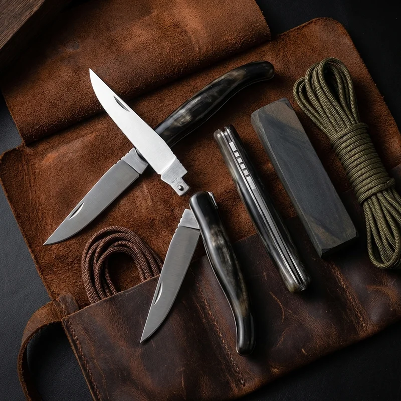 Fontenille Pataud — Laguiole French Knife T12 Steel Buffalo Horn Handle - 6