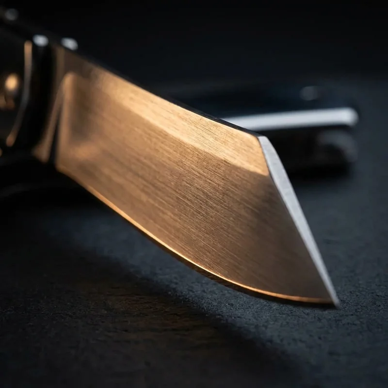 Motosuke Nagao — Higonokami Folding Knife White Paper Steel Chrome Handle - 2