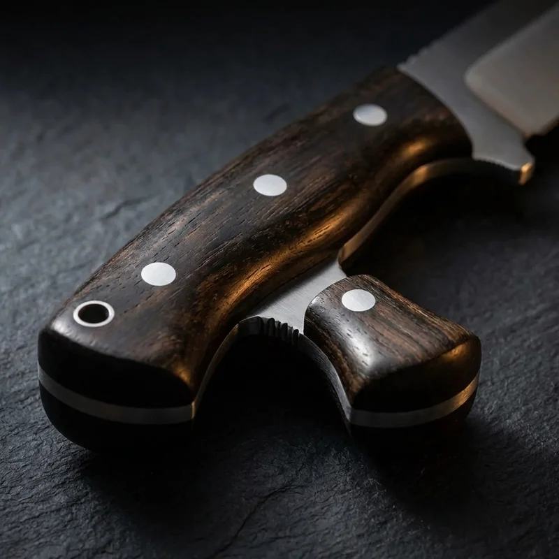 Böker Arbolito El Gigante — N695 Steel Hunting Knife Guayacán Ebony Handle - 3