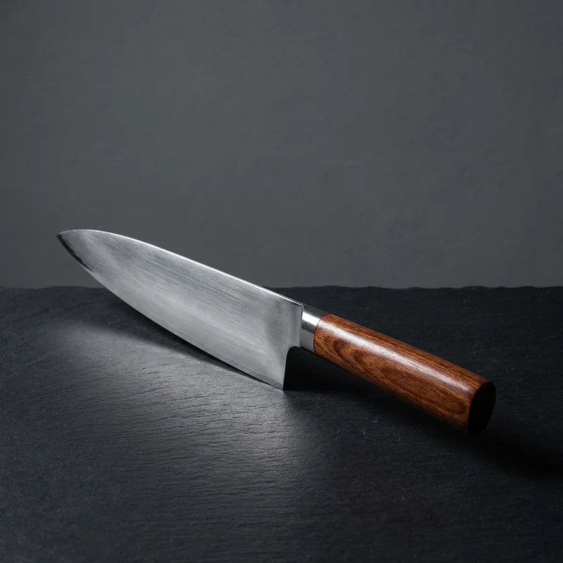 Miyabi 4000FC — Koh Gyutoh Japanese Kitchen Knife 20cm FC61 Steel Mahogany Handle - 1