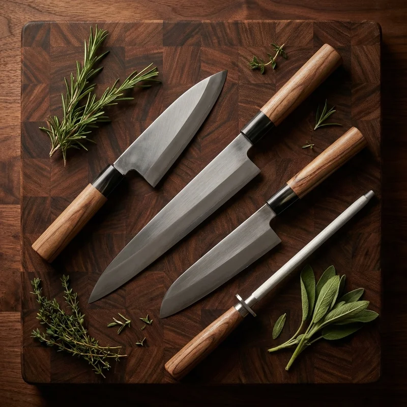 Yoshihiro — Blue Steel #2 Deba Japanese Kitchen Knife 16.5cm Magnolia Handle - 6