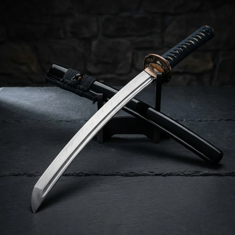 Dragon King — Kaze Japanese Katana T10 Tool Steel Bronze Tsuba - 1