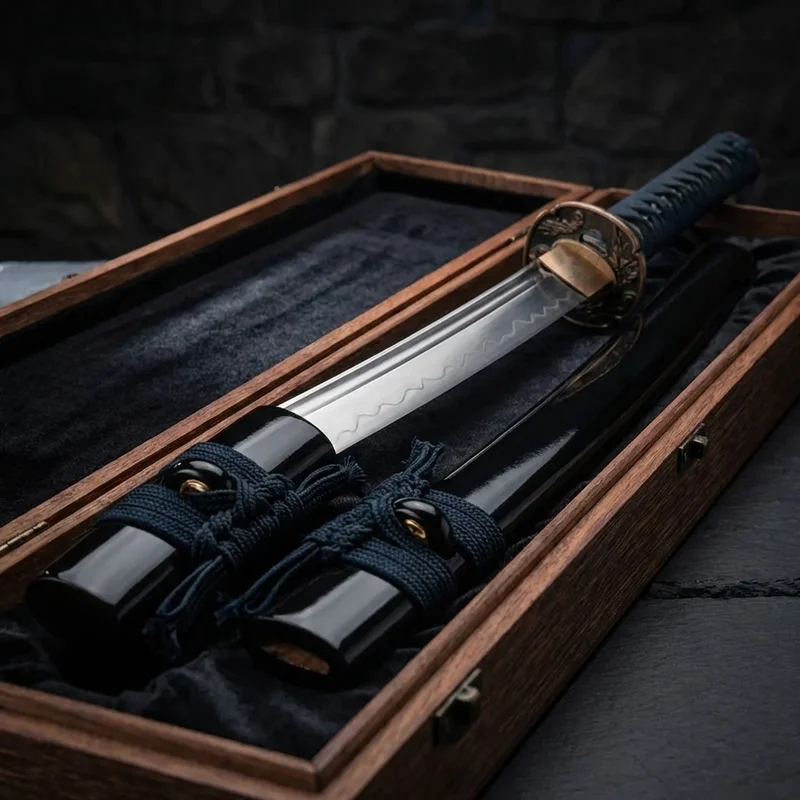 Dragon King — Kaze Japanese Katana T10 Tool Steel Bronze Tsuba - 4