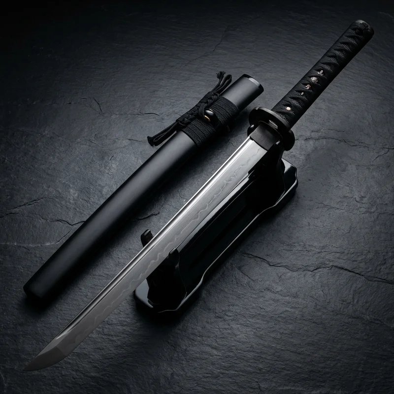 Hanwei — Raptor Shinogi-Zukuri Japanese Katana T10 Steel Iron Tsuba - 1