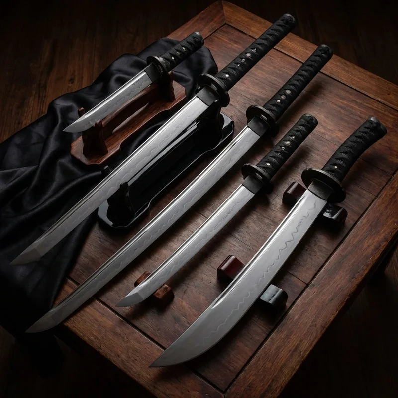 Hanwei — Raptor Shinogi-Zukuri Japanese Katana T10 Steel Iron Tsuba - 6