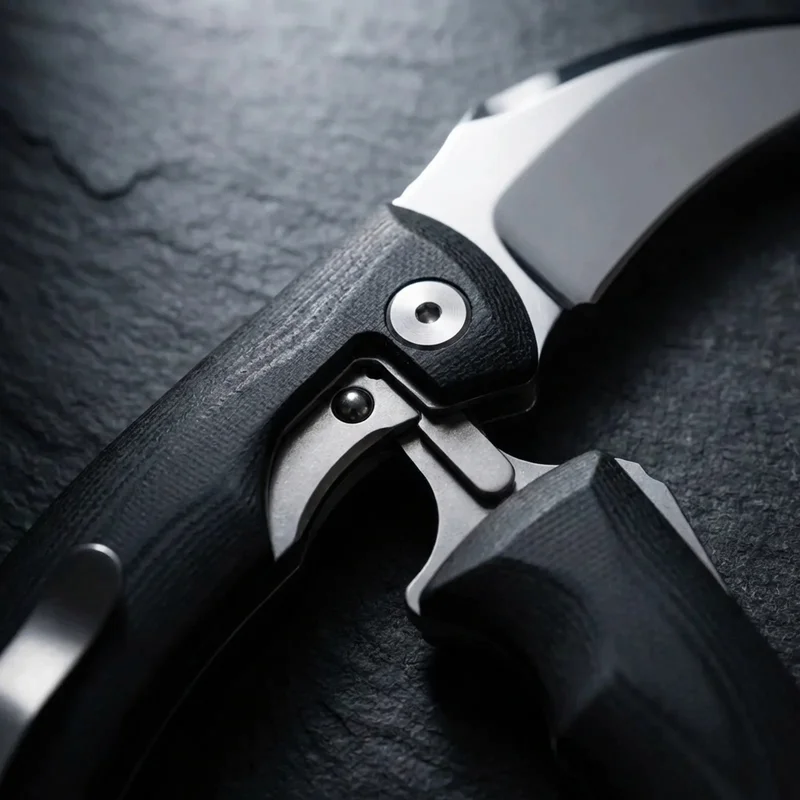 Bastinelli — Mako Karambit Fixed Blade N690 Steel Contoured G10 Handle - 4