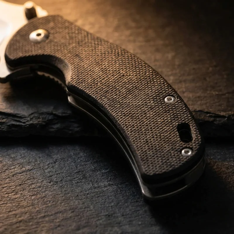 Fox 599 — Emerson Karambit Knife N690 Bohler Steel Black G10 Handle - 3