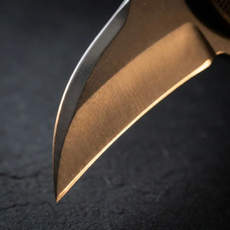 Honshu — Karambit Knife 7Cr13 Stainless Steel TPR Handle Boot Clip Sheath - 2