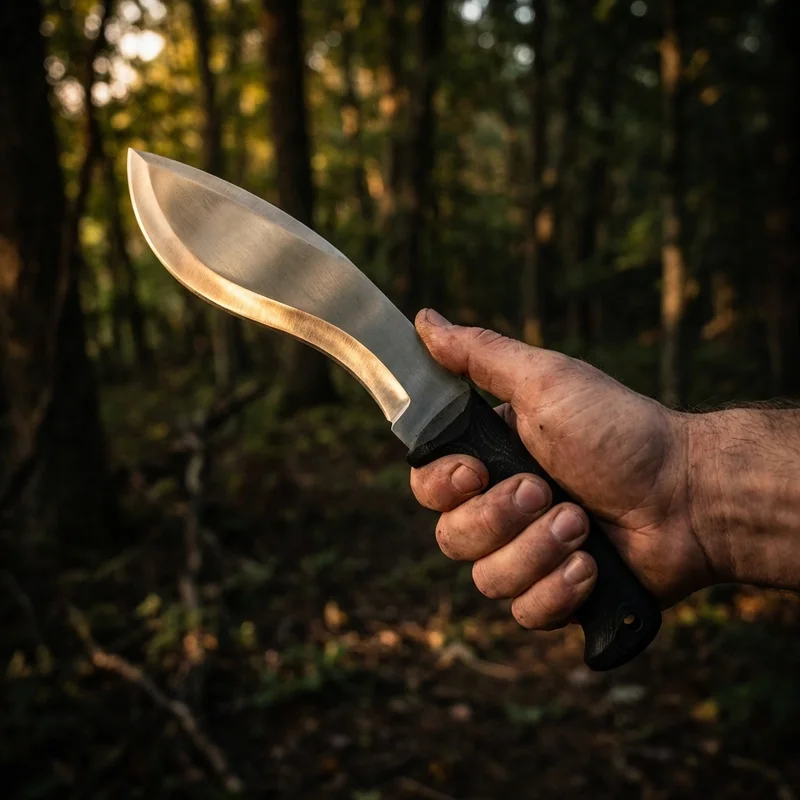 Ka-Bar — Heavy-Duty Kukri Machete 1085 Carbon Steel Kraton Handle - 5