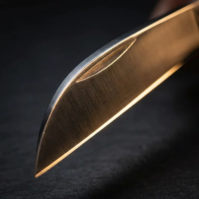 Fox Knives — Mushroom Harvesting Knife 420C Steel Walnut Handle with Bristle Brush - 2