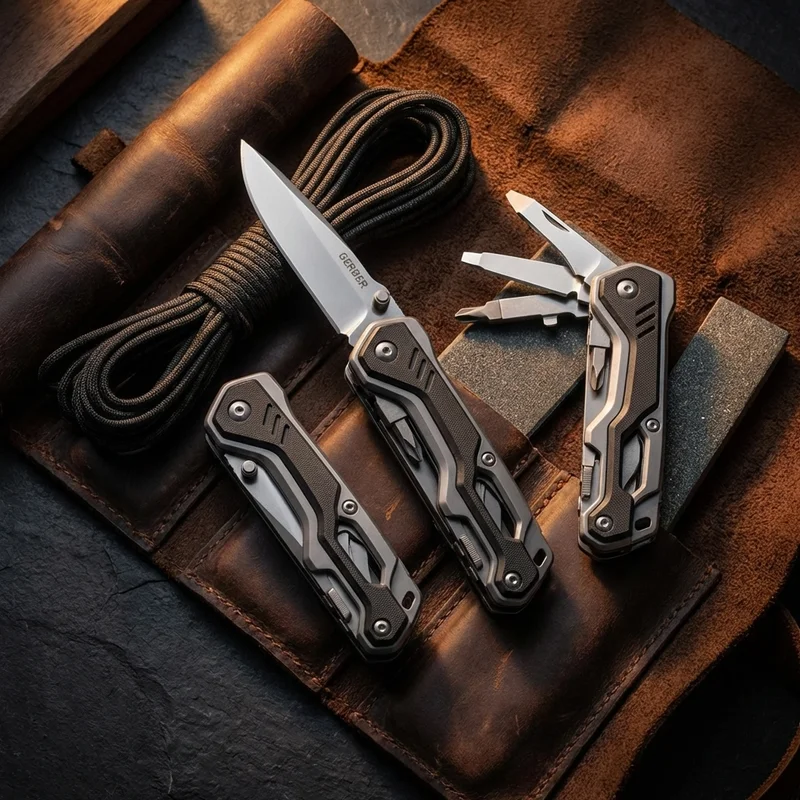 Gerber Center-Drive — Multi-Tool Knife 420HC Steel Center-Axis Bit Driver - 6