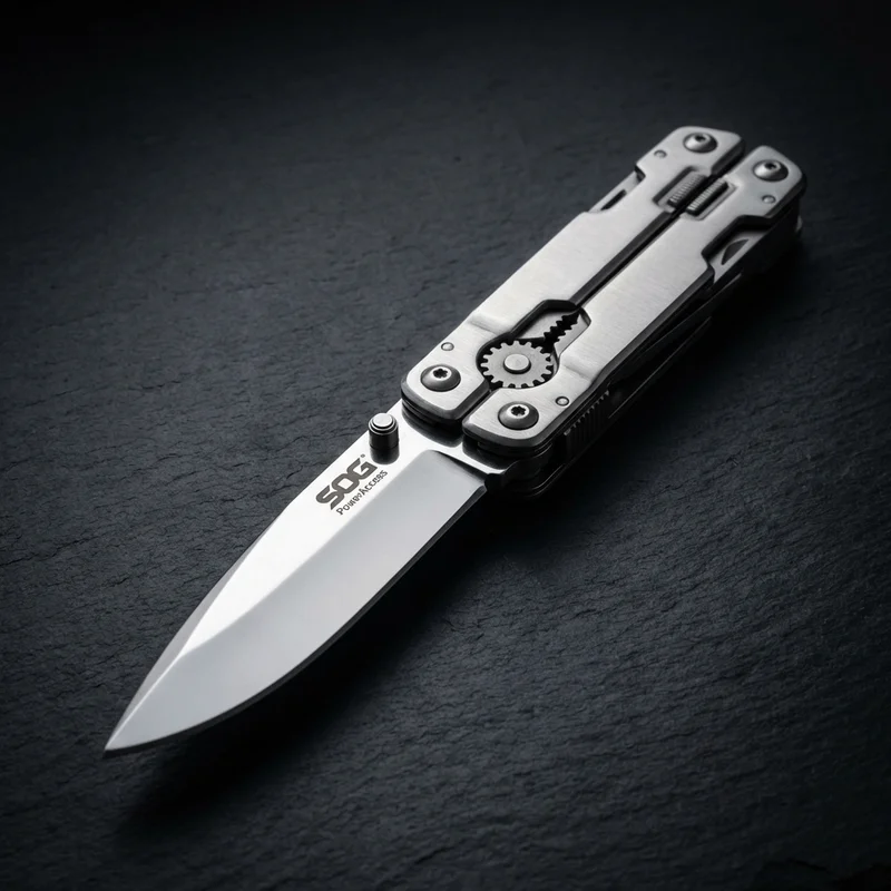 SOG PowerAccess — Compound Leverage Multi-Tool 18 Functions Stainless Steel - 1