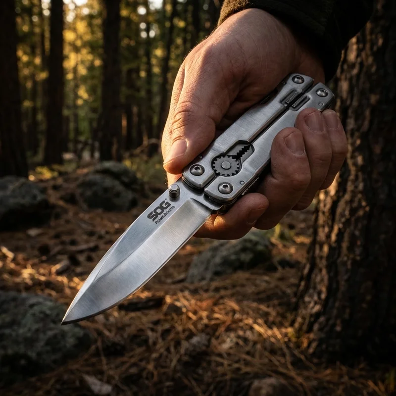 SOG PowerAccess — Compound Leverage Multi-Tool 18 Functions Stainless Steel - 5