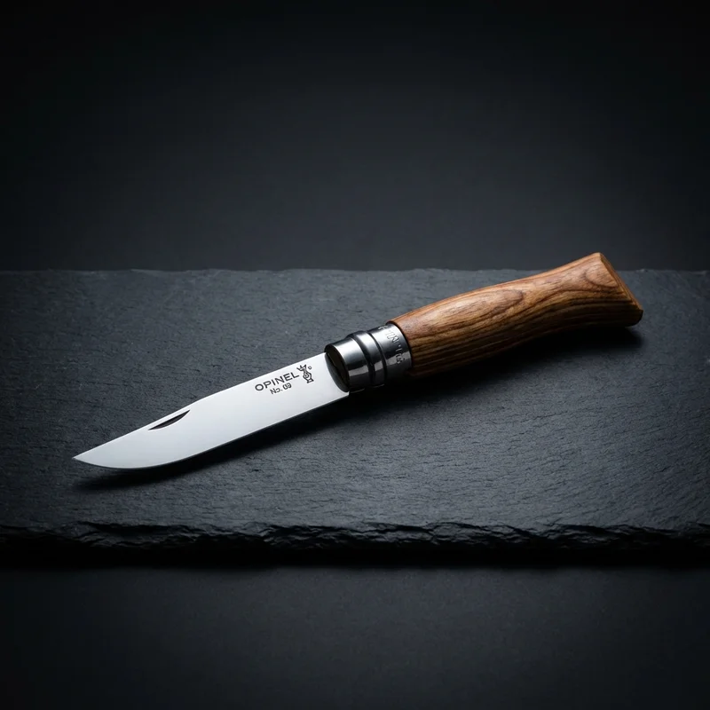 Opinel No. 09 — Oyster & Shellfish Knife Laminated Birch - 1
