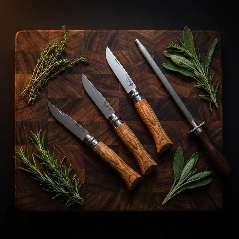 Opinel No. 09 — Oyster & Shellfish Knife Laminated Birch - 6