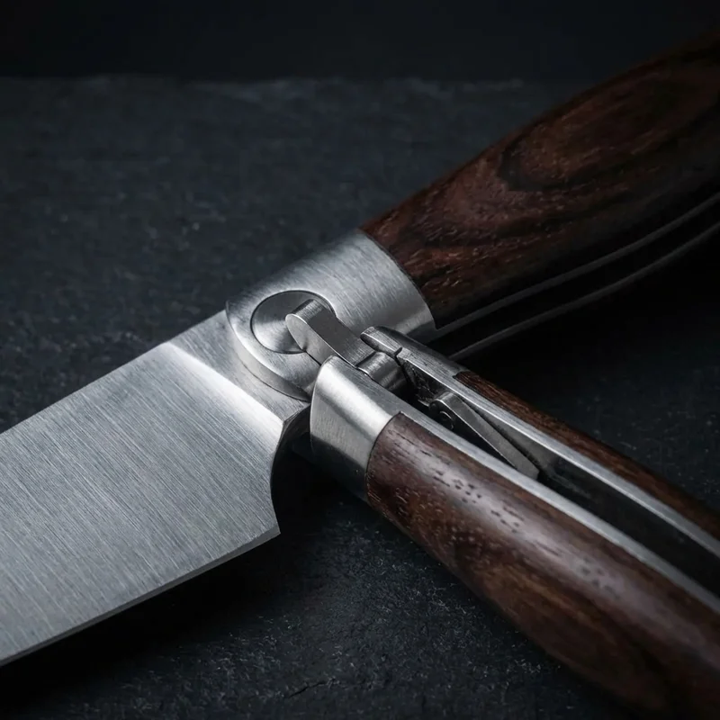 Robert Herder K2 — Carbon Steel Paring Knife Plum Wood Handle - 4