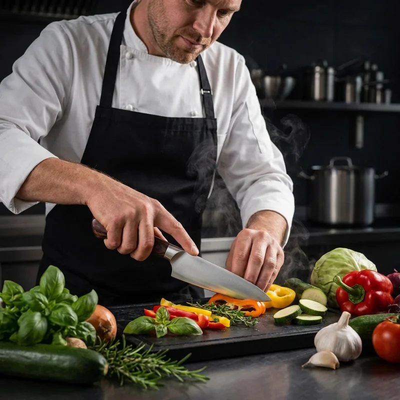 Robert Herder K2 — Carbon Steel Paring Knife Plum Wood Handle - 5