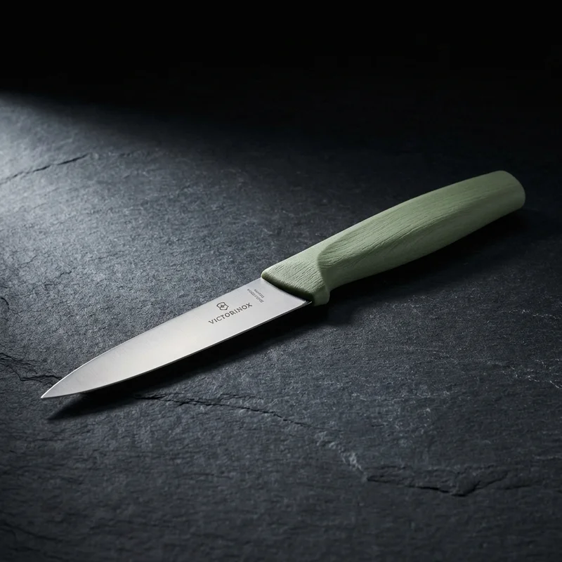 Victorinox Swiss Modern — Paring Knife Stainless Steel 10cm Sage Handle - 1