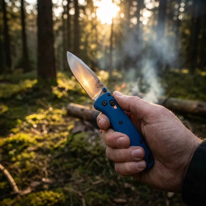 Benchmade 535 — Bugout CPM-S30V Pocket Knife Grivory Handle - 5