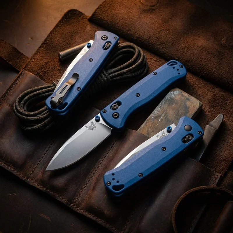 Benchmade 535 — Bugout CPM-S30V Pocket Knife Grivory Handle - 6
