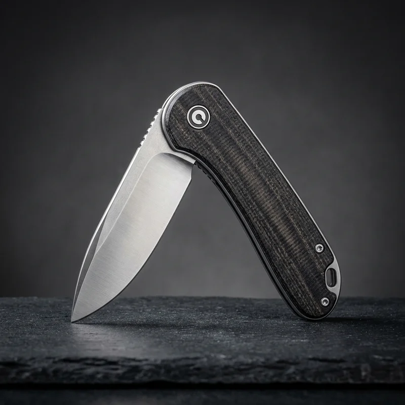Civivi — Elementum D2 Steel Pocket Knife Micarta Handle Liner Lock - 1