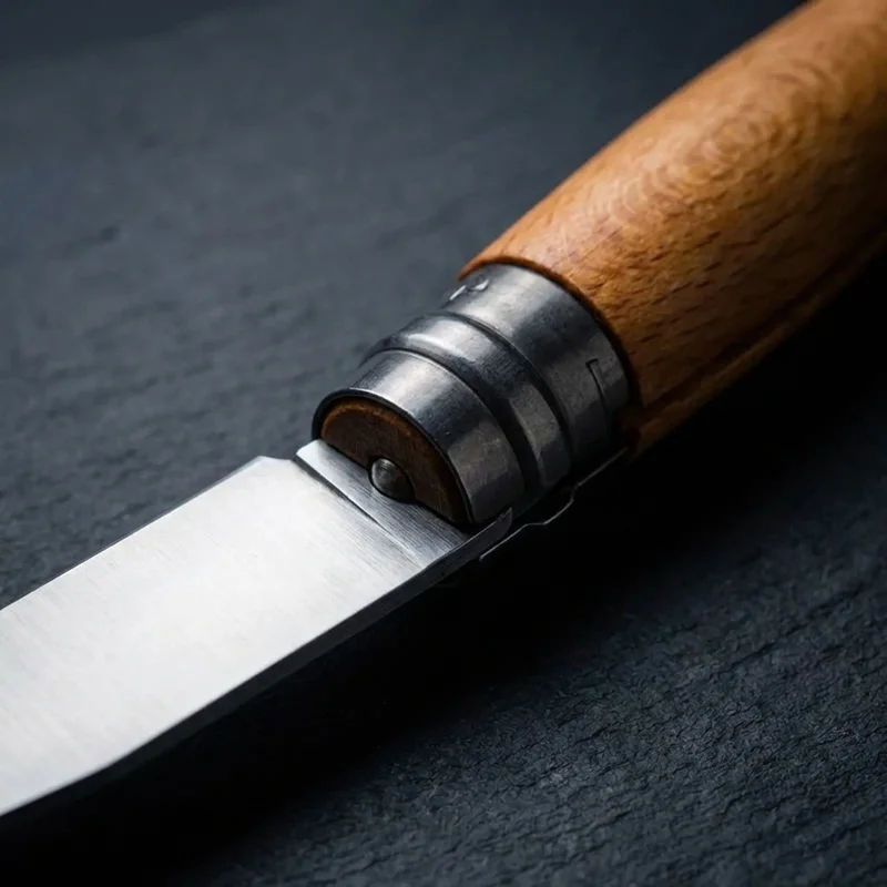 Opinel N°10 — Folding Pruning Knife Carbon Steel Beech Handle - 4