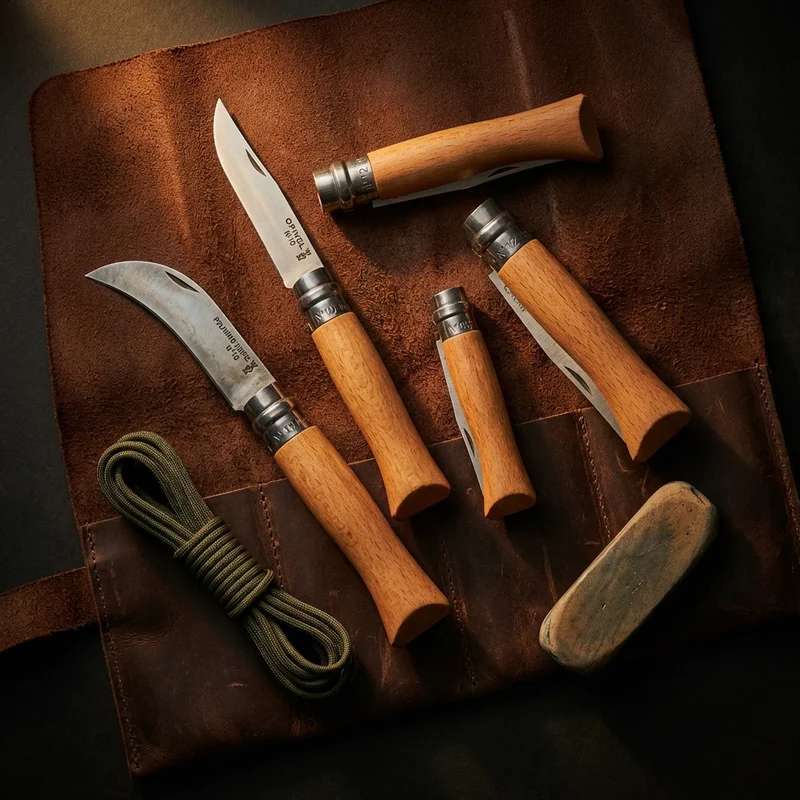 Opinel N°10 — Folding Pruning Knife Carbon Steel Beech Handle - 6