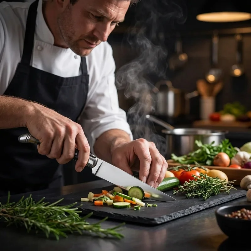 Jean Dubost Laguiole — Steak Knife Horn Tip Handle - 5