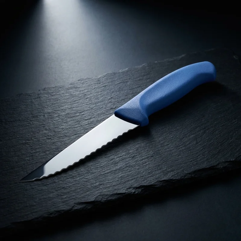 Victorinox Swiss Modern — Wavy Edge Steak Knife Cornflower Blue - 1