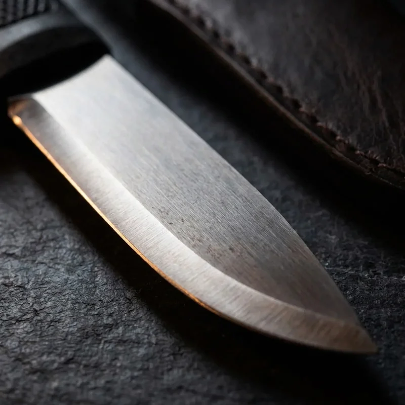 Mora Garberg — Carbon Steel Full-Tang Survival Knife Leather Sheath - 2