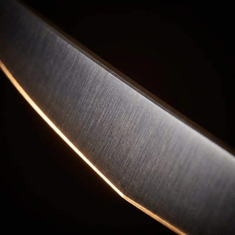 Jean Dubost — Laguiole Table Knife Stainless Steel Mineral Handle - 2