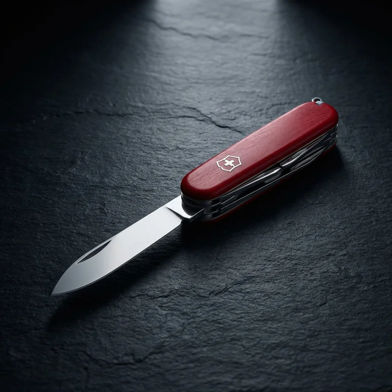 Victorinox Compact — Swiss Army Knife 15-Function EDC Red Handle - 1