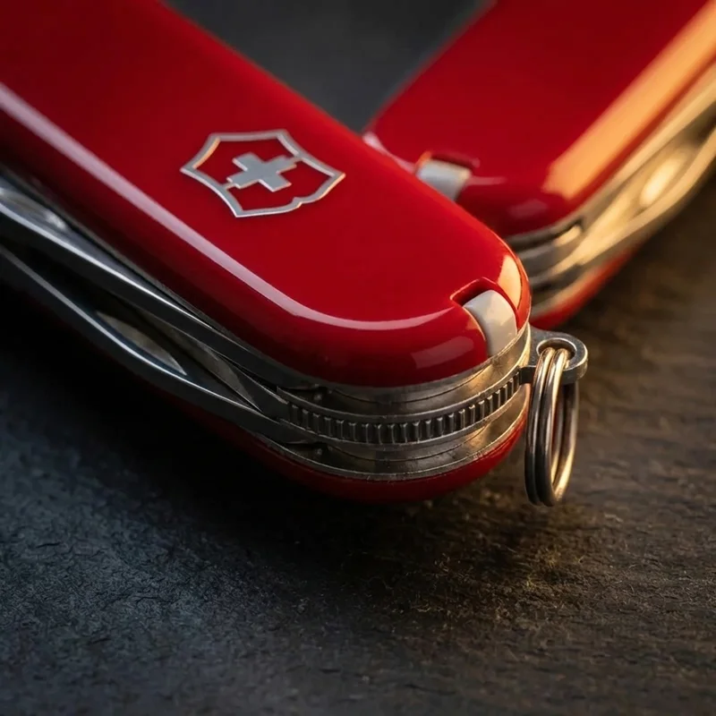 Victorinox Huntsman — Swiss Army Knife 15-Function Red Cellidor Handle - 3