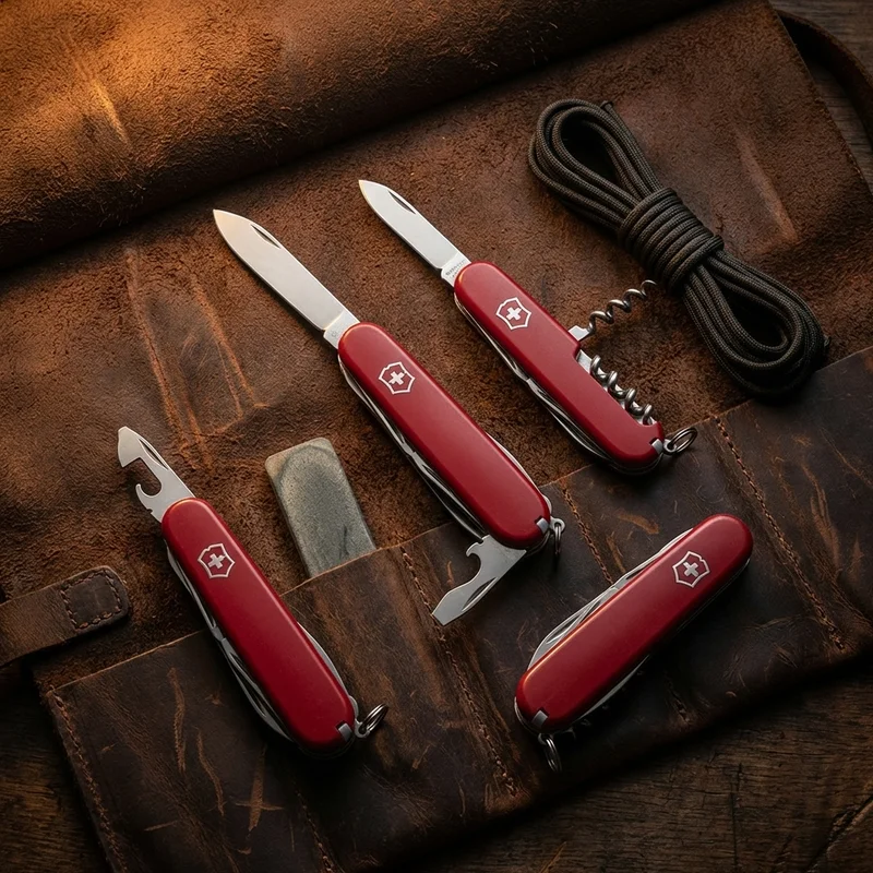 Victorinox Spartan — Swiss Army Knife 12-Function Classic Red Handle - 6